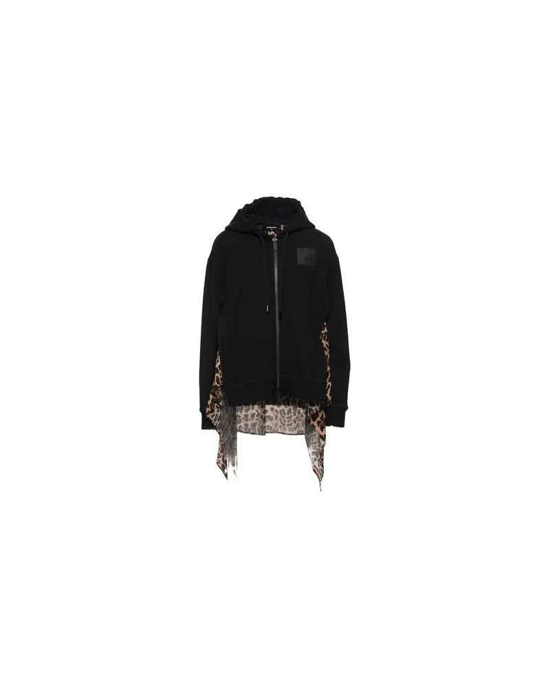 Dsquared2 TOPS - Sweatshirtsauf YOOX.COM Schwarz