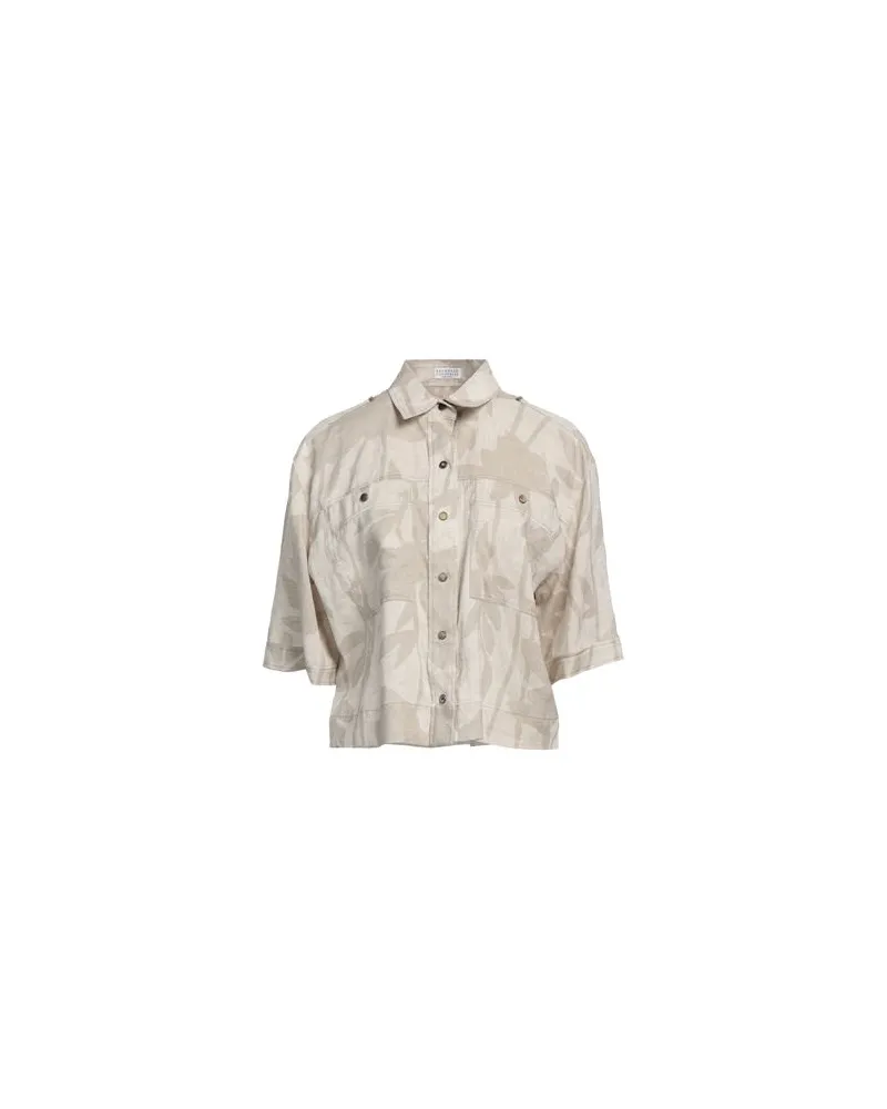 Brunello Cucinelli TOPS - Hemdenauf YOOX.COM Beige