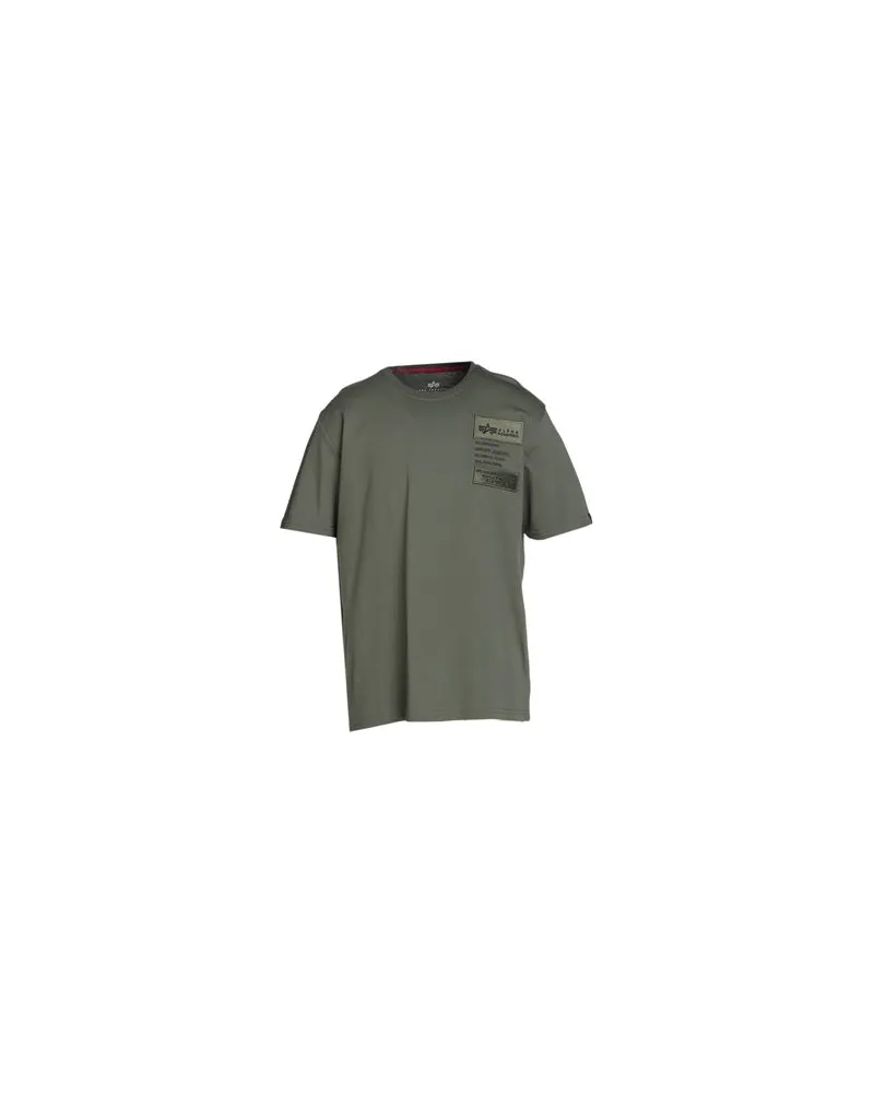 Alpha Industries TOPS - T-shirtsauf YOOX.COM Militärgrün
