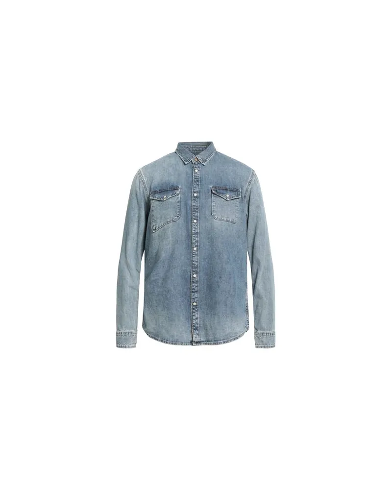 John Varvatos TOPS - Jeanshemdenauf YOOX.COM Blau