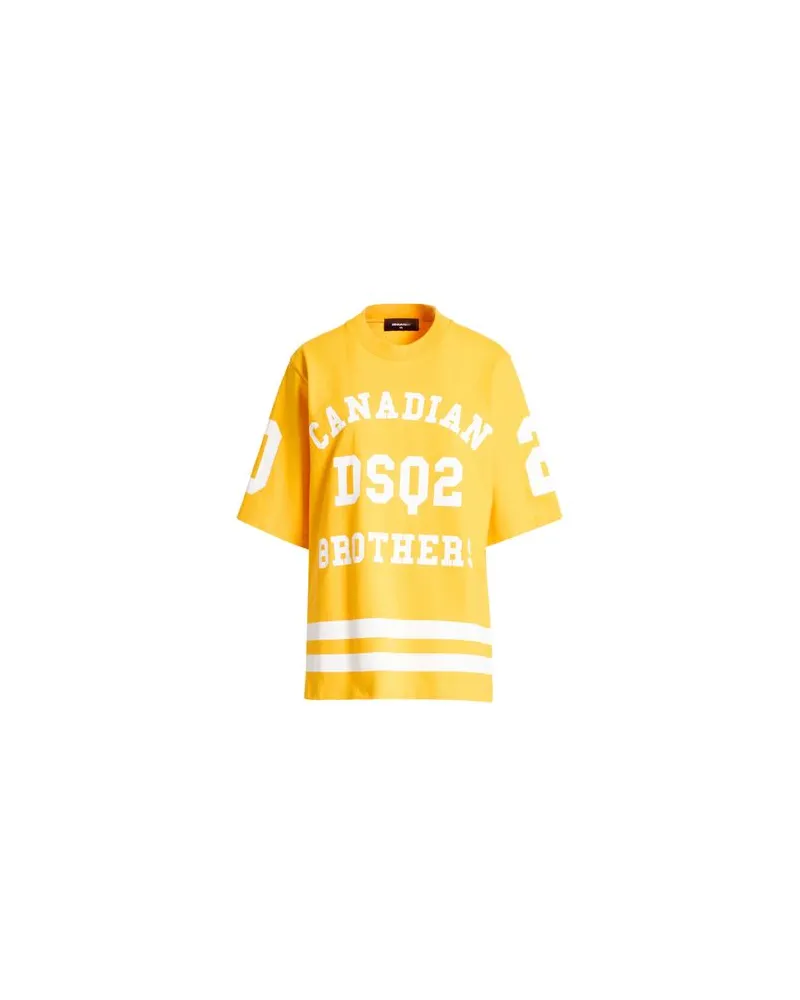 Dsquared2 TOPS - T-shirtsauf YOOX.COM Gelb