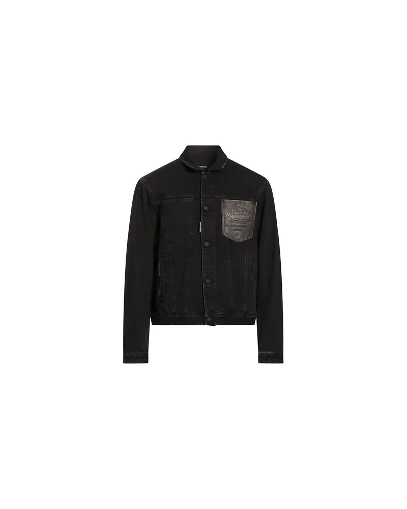 Dsquared2 JACKEN & MÄNTEL - Jeansjacken/Mäntelauf YOOX.COM Schwarz