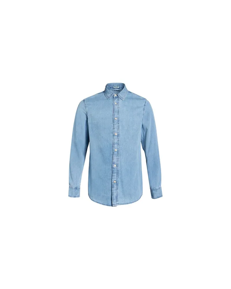 Guess TOPS - Jeanshemdenauf YOOX.COM Blau