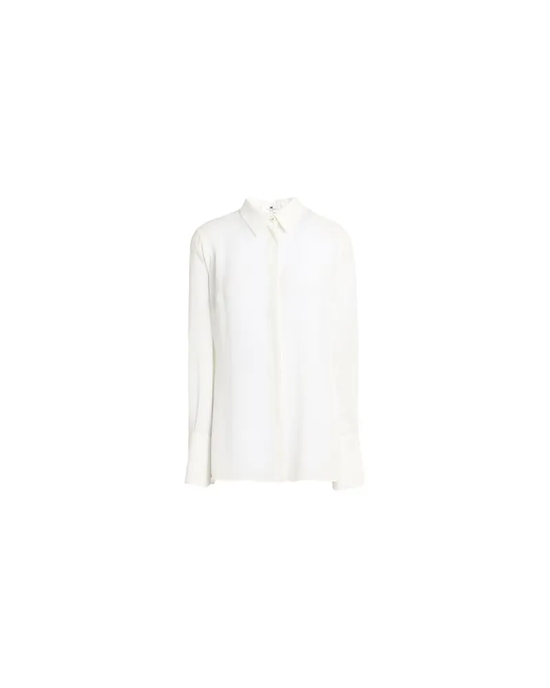 Elisabetta Franchi TOPS - Hemdenauf YOOX.COM Weiß