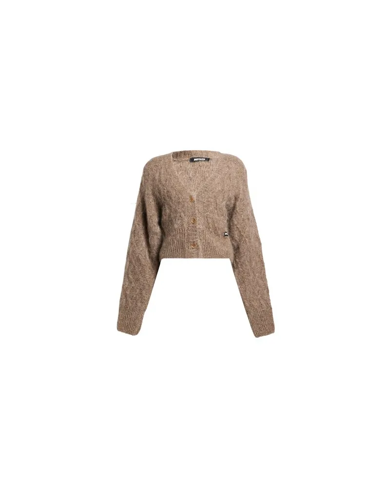 ROTATE Birger Christensen STRICKWAREN - Strickjackenauf YOOX.COM Khaki