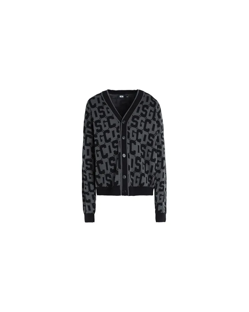 GCDS STRICKWAREN - Strickjackenauf YOOX.COM Schwarz