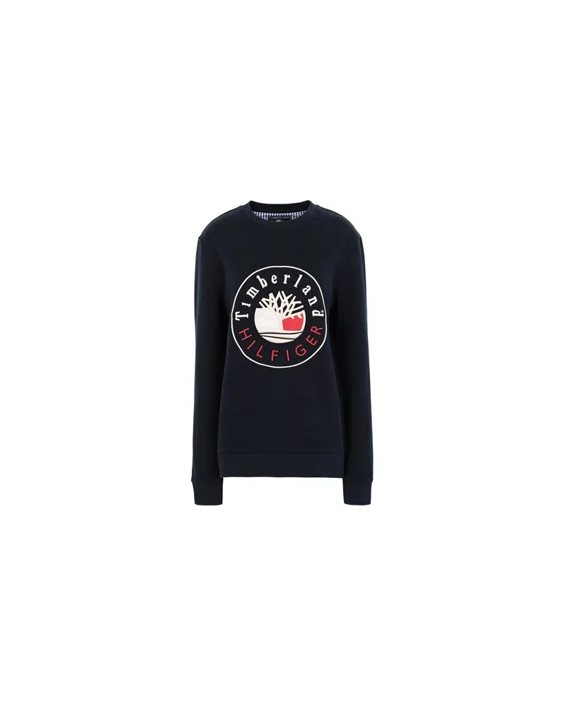 Timberland THXTBL RI LOGO CREW-NECK KNIT  - TOPS - Sweatshirtsauf YOOX.COM Nachtblau