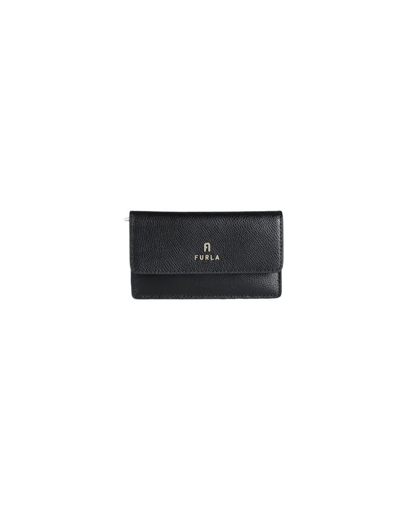 Furla CAMELIA M ZIPPED CARD CA  - Kleinlederwaren - Brieftaschenauf YOOX.COM Schwarz