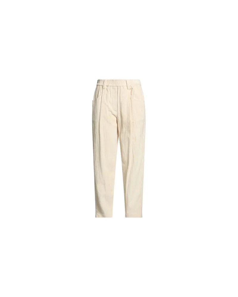 Brunello Cucinelli HOSEN & RÖCKE - Hosenauf YOOX.COM Cremeweiß