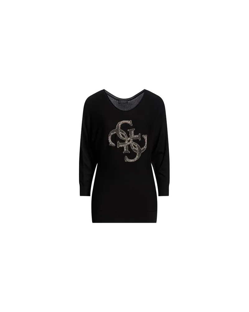 Guess STRICKWAREN - Pulloverauf YOOX.COM Schwarz