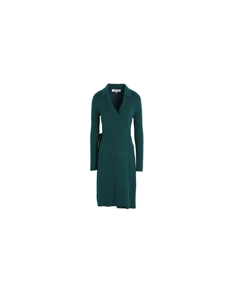 Diane von Furstenberg KLEIDER - Mini-Kleiderauf YOOX.COM Smaragdgrün