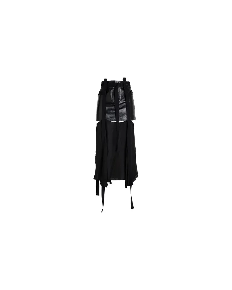 032c HOSEN & RÖCKE - Midi-Röckeauf YOOX.COM Schwarz