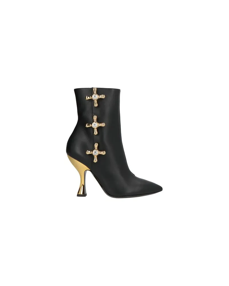 Moschino SCHUHE - Stiefelettenauf YOOX.COM Schwarz