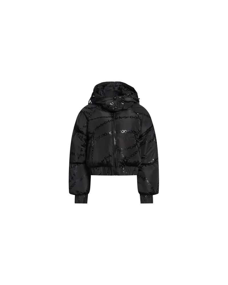 Versace Jeans JACKEN & MÄNTEL - Pufferjacken & Daunenjackenauf YOOX.COM Schwarz