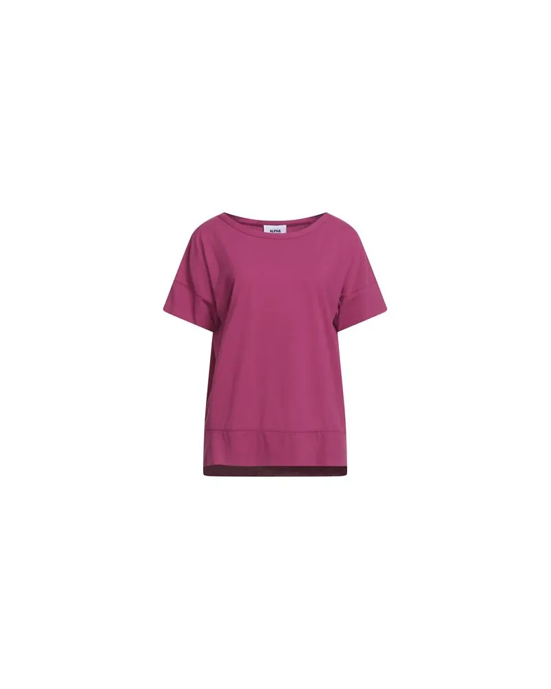 Alpha Studio TOPS - T-shirtsauf YOOX.COM Magenta