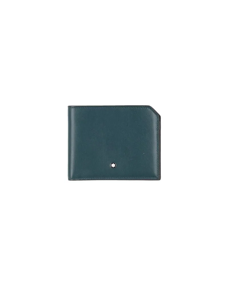 Montblanc Kleinlederwaren - Brieftaschenauf YOOX.COM Aquamarin