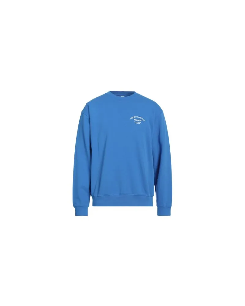 SPORTY & RICH TOPS - Sweatshirtsauf YOOX.COM Azurblau