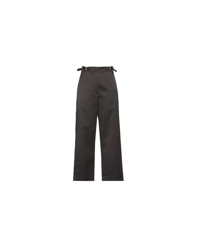 MALLONI HOSEN & RÖCKE - Hosenauf YOOX.COM Dunkelbraun