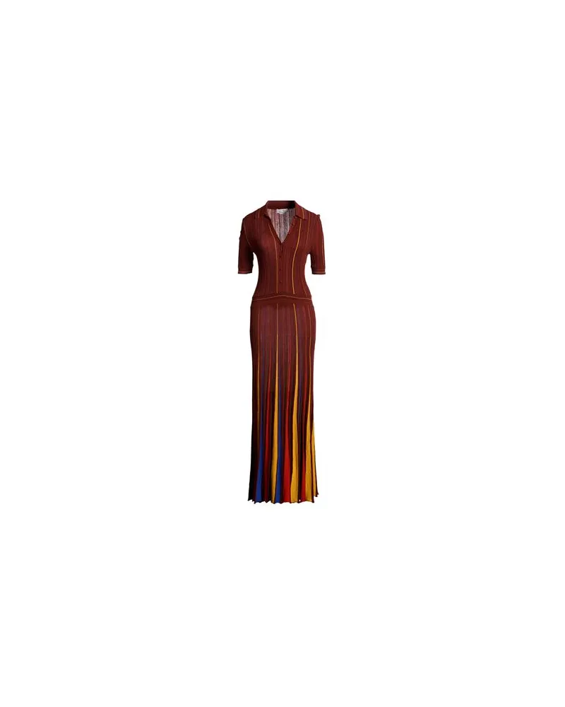 Gabriela Hearst KLEIDER - Maxi-Kleiderauf YOOX.COM Ziegelrot