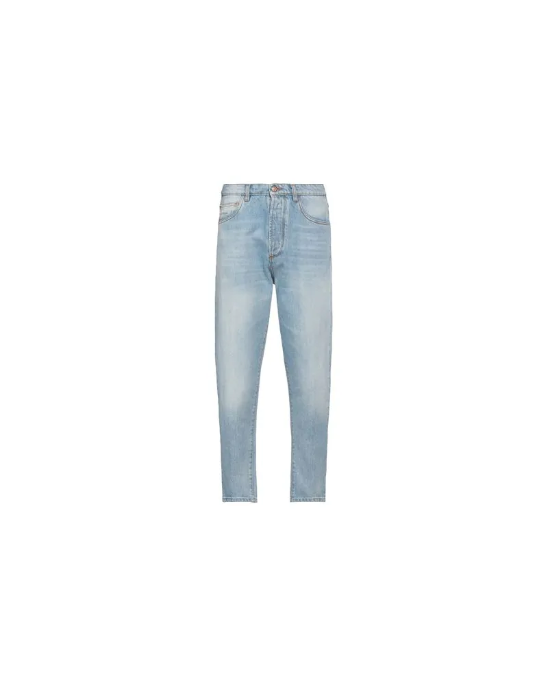 OFFICINA 36 HOSEN & RÖCKE - Jeanshosenauf YOOX.COM Blau