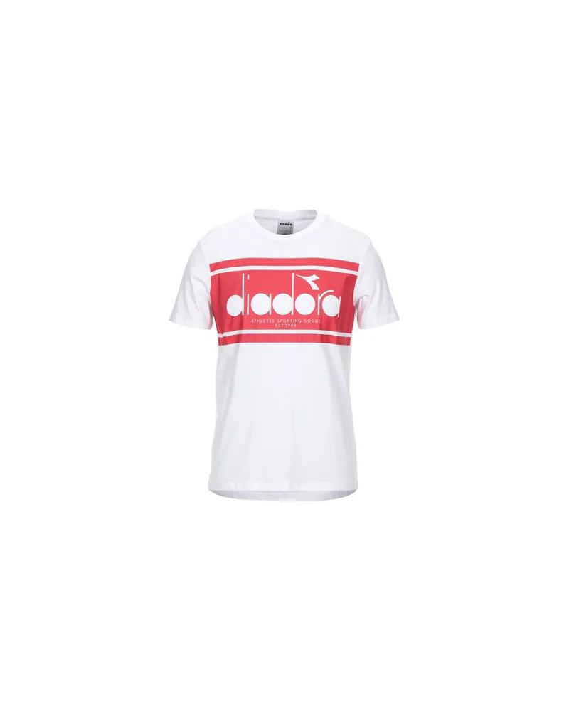 Diadora TOPS - T-shirtsauf YOOX.COM Weiß