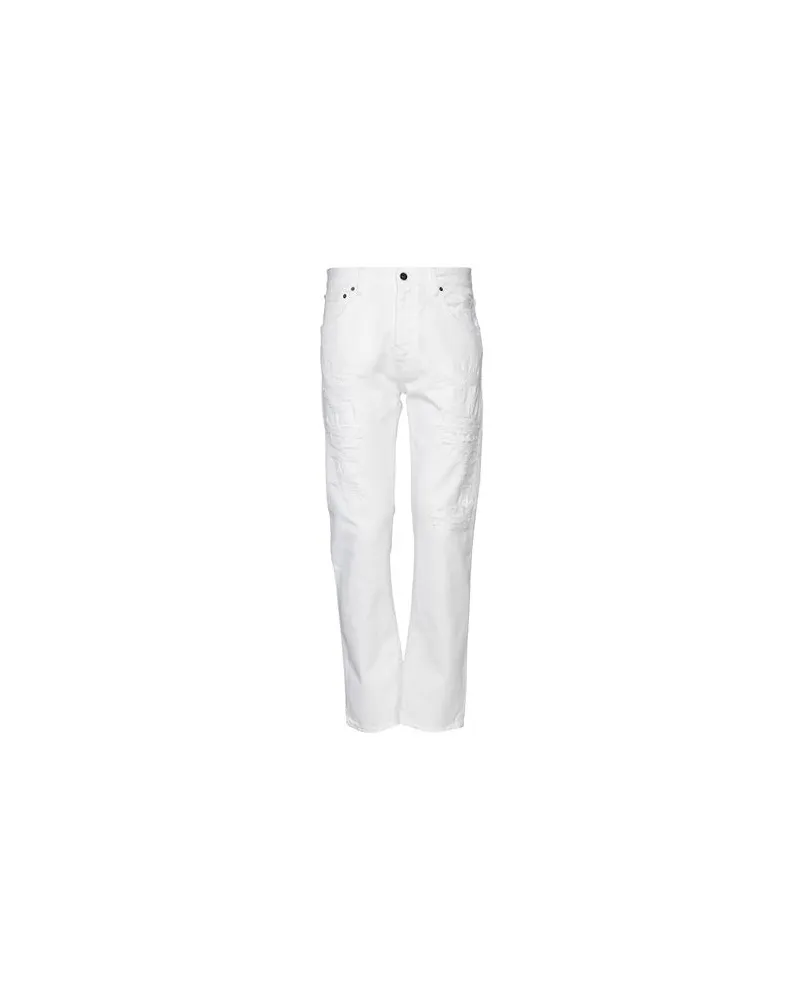 14BROS HOSEN & RÖCKE - Jeanshosenauf YOOX.COM Weiß
