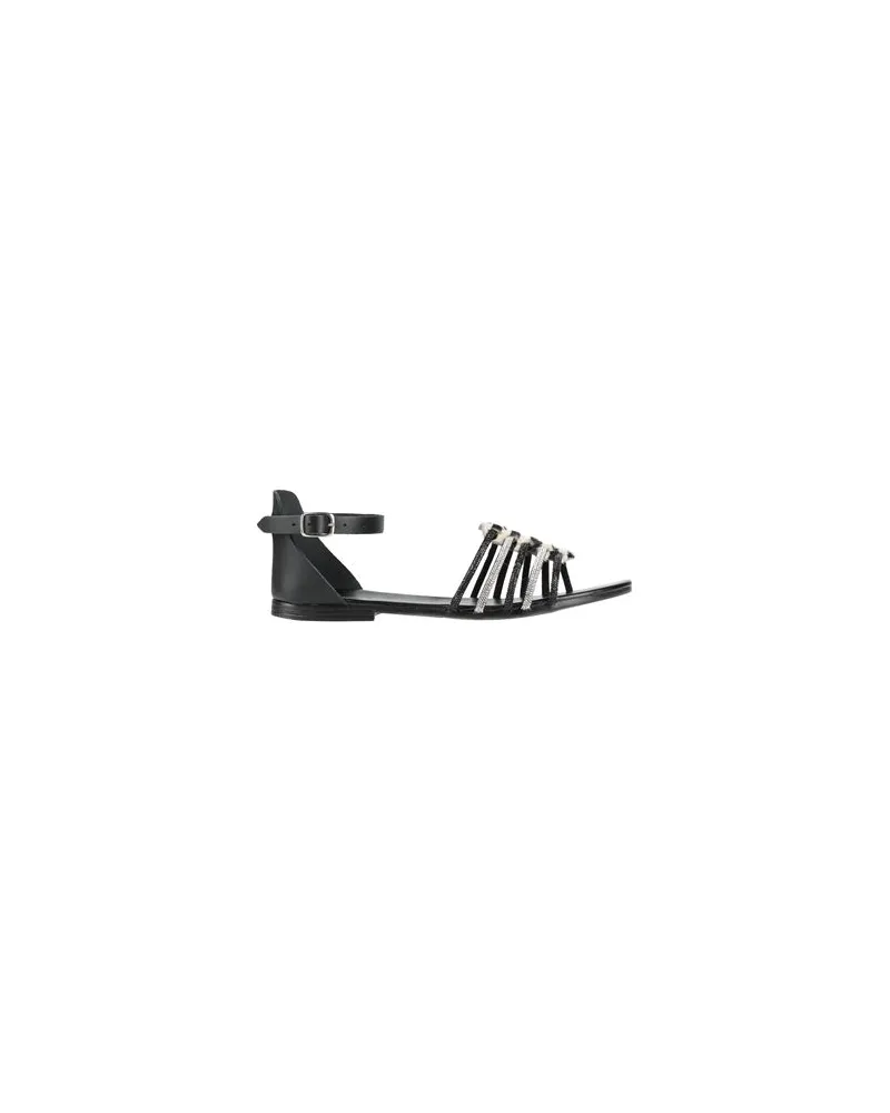 Divine Follie SCHUHE - Sandalenauf YOOX.COM Schwarz
