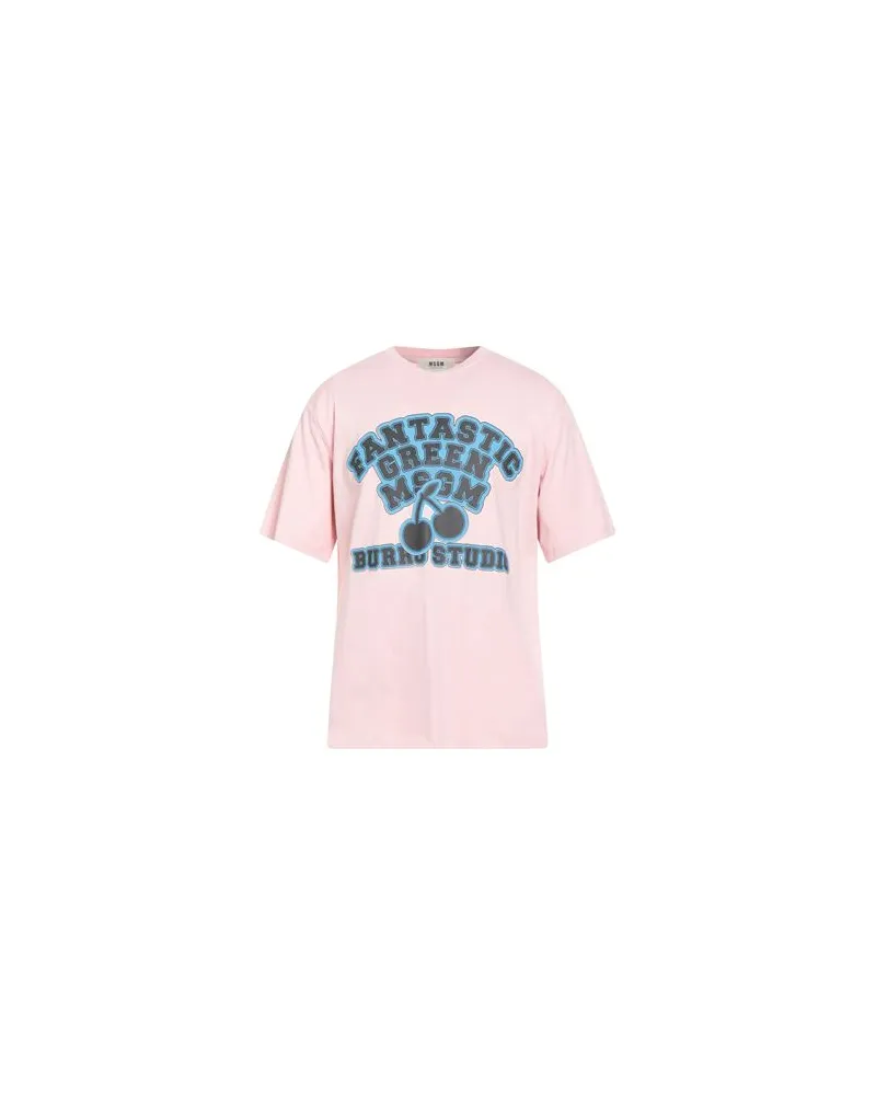 MSGM FANTASTIC GREEN - TOPS - T-shirtsauf YOOX.COM Hellrosa