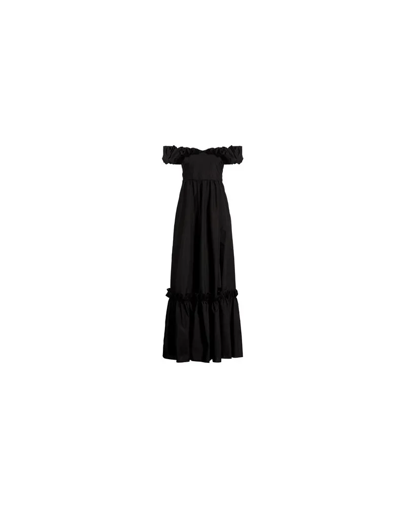 LoveShackFancy KLEIDER - Maxi-Kleiderauf YOOX.COM Schwarz
