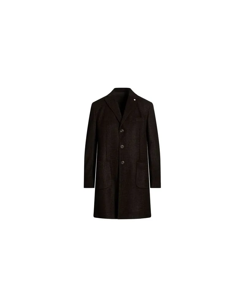 Luigi Bianchi Mantova JACKEN & MÄNTEL - Mäntelauf YOOX.COM Dunkelbraun