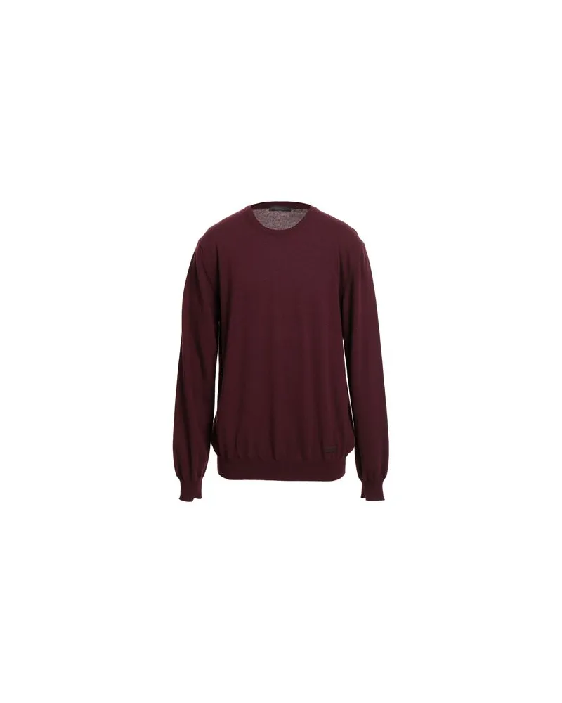 Trussardi STRICKWAREN - Pulloverauf YOOX.COM Bordeaux