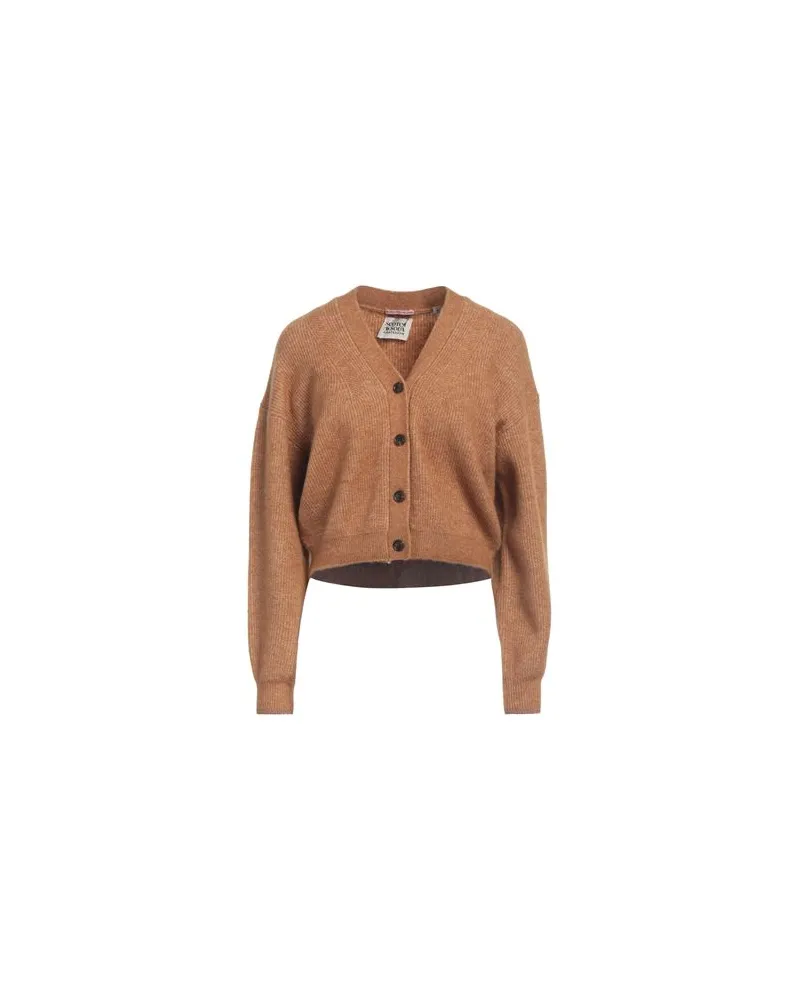 Maison Scotch STRICKWAREN - Strickjackenauf YOOX.COM Kamel
