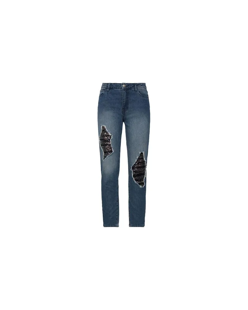 My Twin Twinset HOSEN & RÖCKE - Jeanshosenauf YOOX.COM Blau
