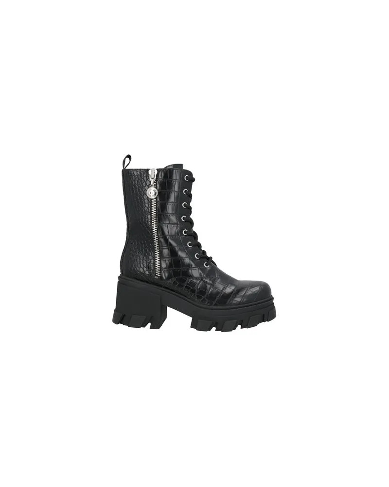 Versace Jeans SCHUHE - Stiefelettenauf YOOX.COM Schwarz