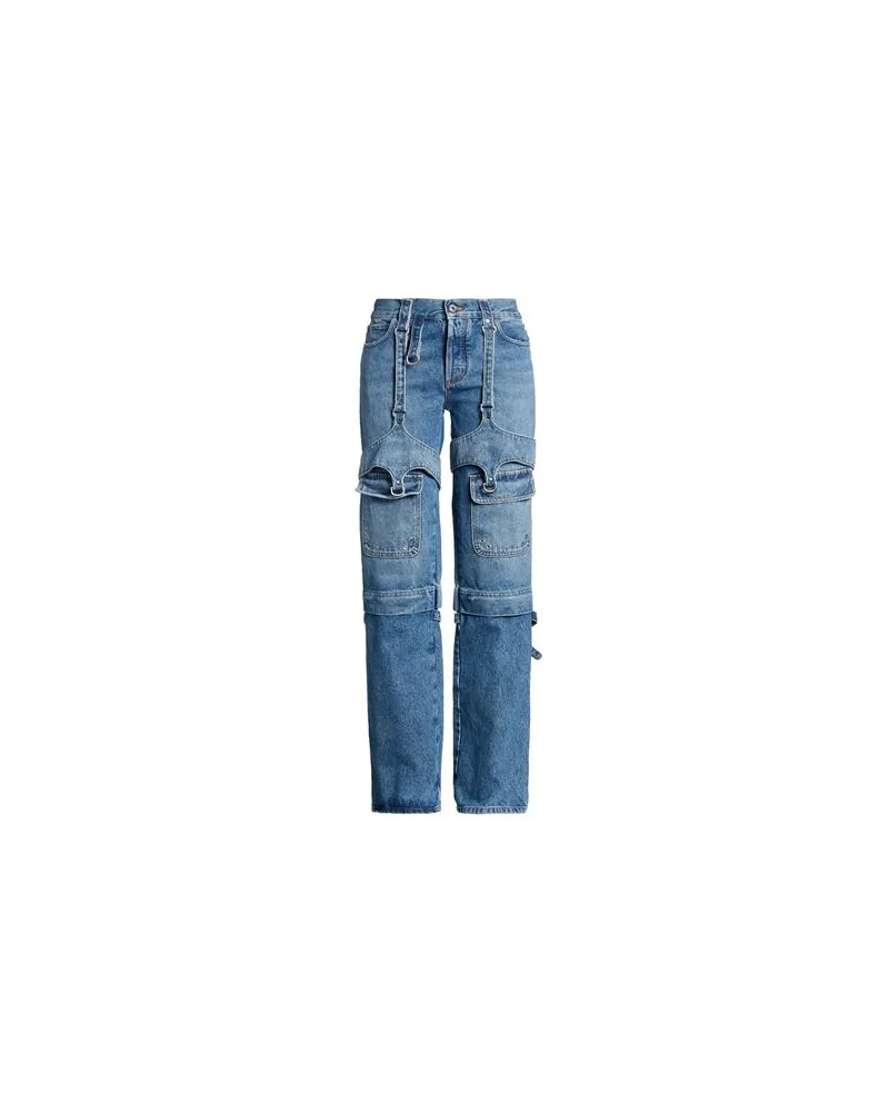 OFF-WHITE HOSEN & RÖCKE - Jeanshosenauf YOOX.COM Blau