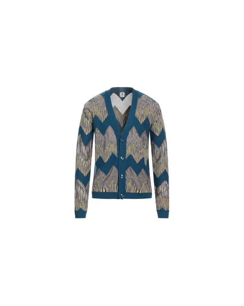 Missoni STRICKWAREN - Strickjackenauf YOOX.COM Blau