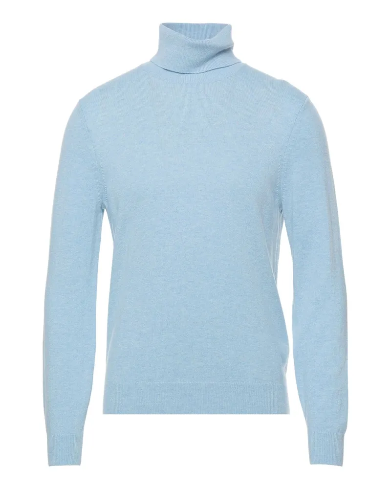 Malo Rollkragenpullover Himmelblau