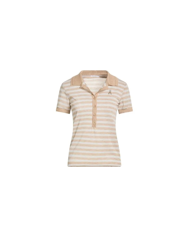 Patrizia Pepe TOPS - Poloshirtsauf YOOX.COM Beige
