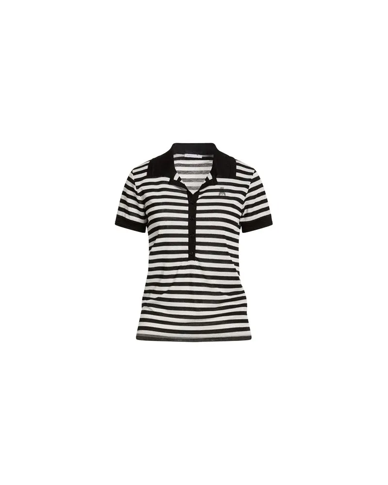 Patrizia Pepe TOPS - Poloshirtsauf YOOX.COM Schwarz