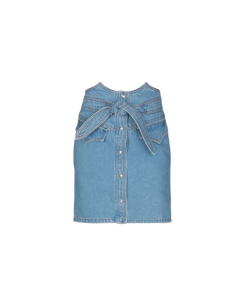 Nanushka HOSEN & RÖCKE - Jeansröckeauf YOOX.COM Blau
