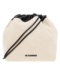 Jil Sander Schultertasche Beige