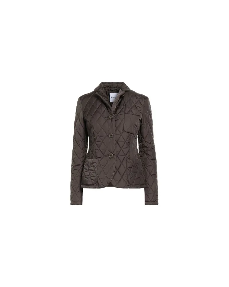ASPESI JACKEN & MÄNTEL - Pufferjacken & Daunenjackenauf YOOX.COM Dunkelbraun