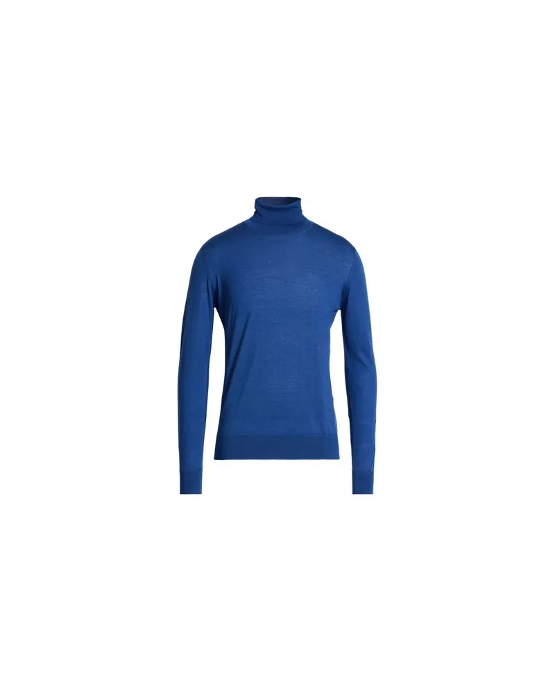 PANICALE Cashmere STRICKWAREN - Rollkragenpulloverauf YOOX.COM Blau