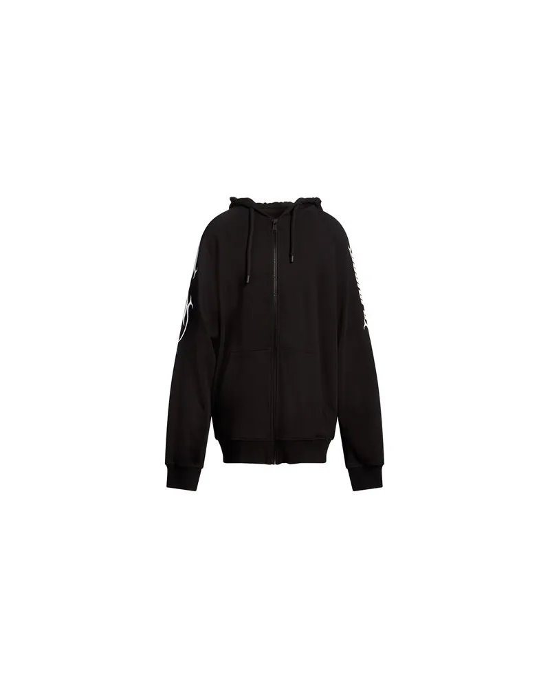 Versace Jeans TOPS - Sweatshirtsauf YOOX.COM Schwarz