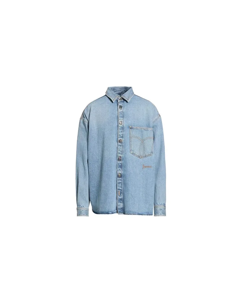 Fiorucci TOPS - Jeanshemdenauf YOOX.COM Blau