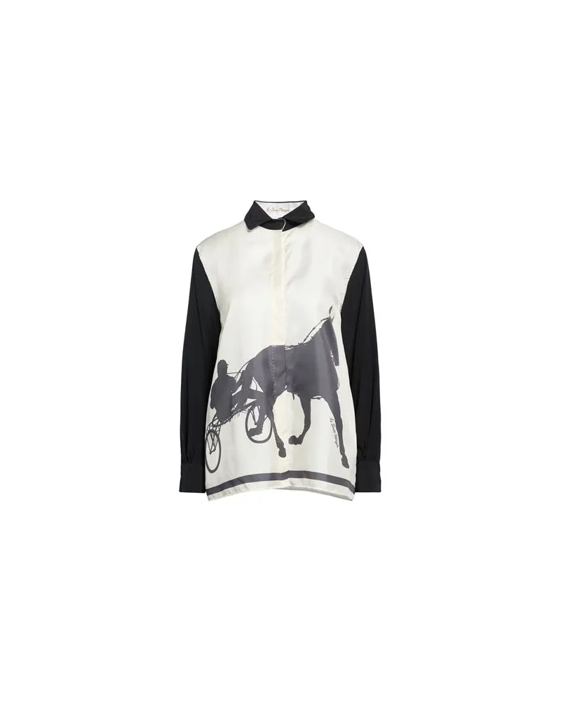 LE3 Sarte Pettegole TOPS - Hemdenauf YOOX.COM Cremeweiß