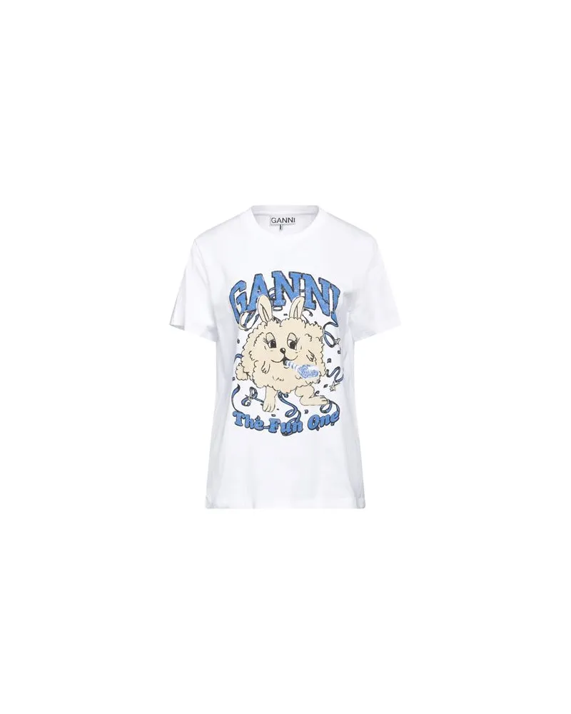 Ganni TOPS - T-shirtsauf YOOX.COM Weiß