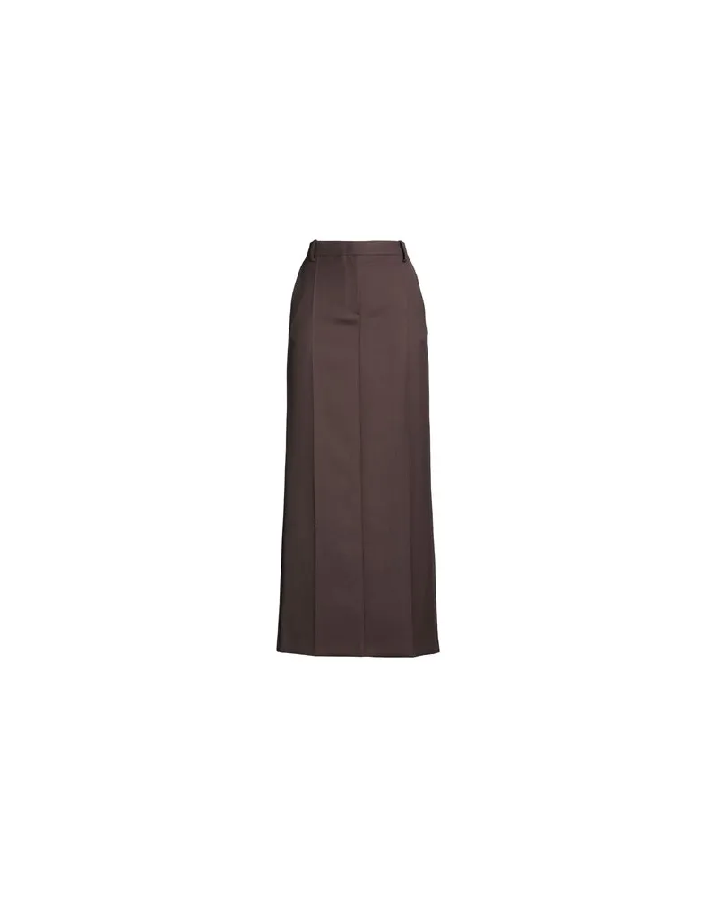 ALYSI CHOCOLAT - HOSEN & RÖCKE - Maxi-Röckeauf YOOX.COM Dunkelbraun