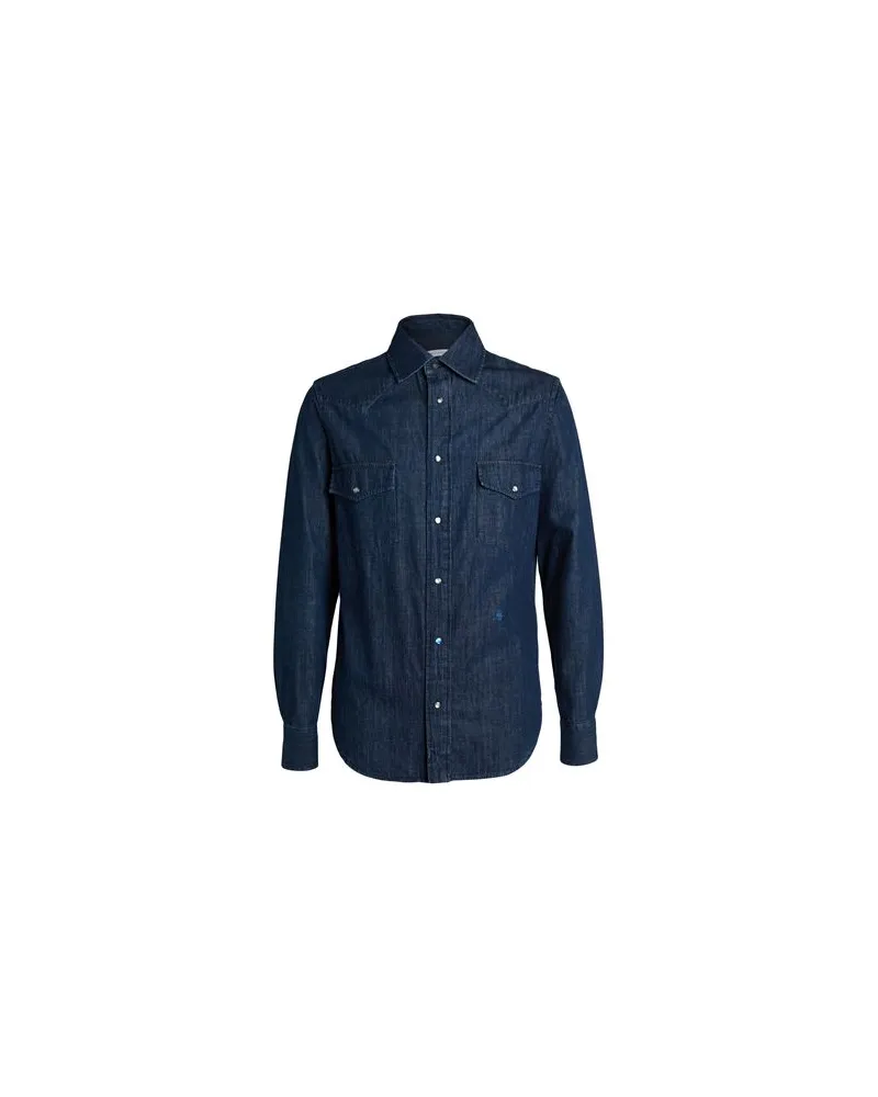 Jacob Cohën TOPS - Jeanshemdenauf YOOX.COM Blau