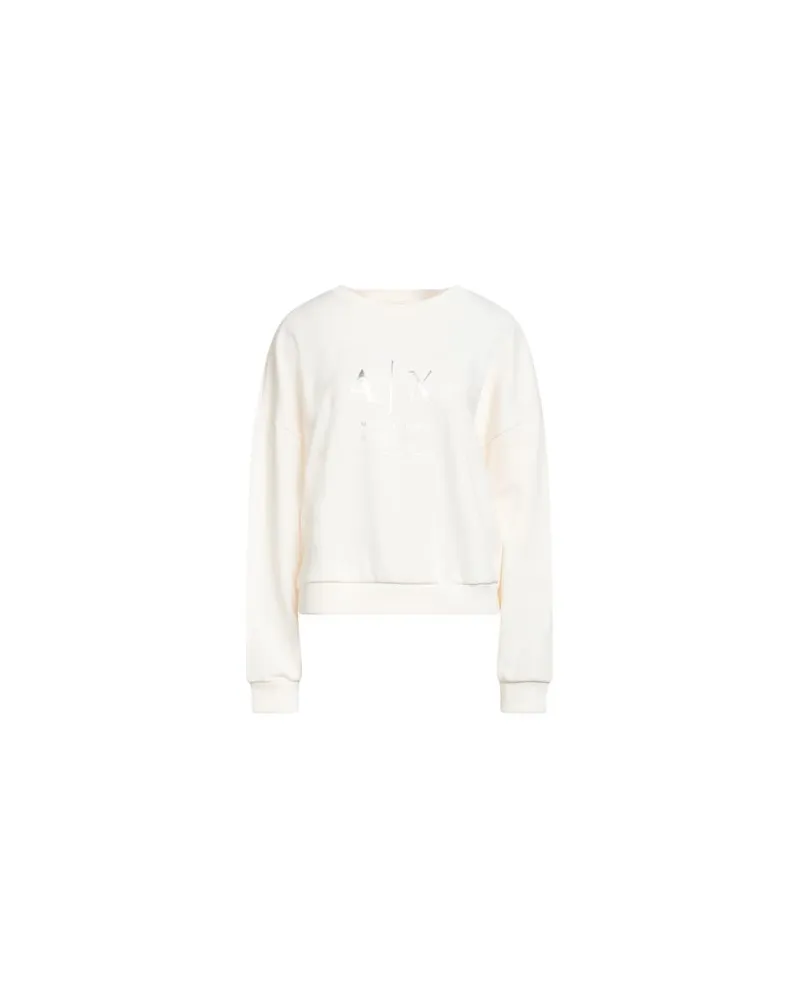 Armani Exchange BLACK EDITION - TOPS - Sweatshirtsauf YOOX.COM Cremeweiß